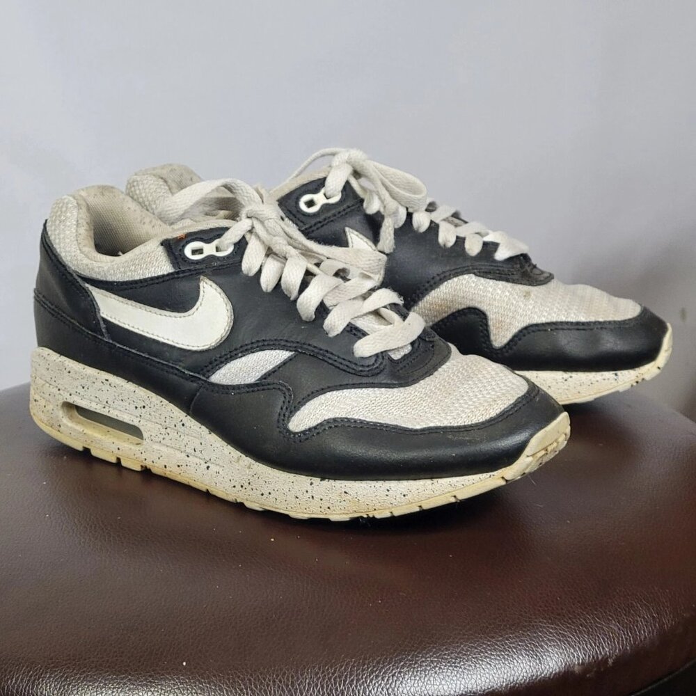 NIKE NikeiD AIR MAX 1 PANDA BLACK WHITE PING PING iD 943757 995 US WMNS SZ 7